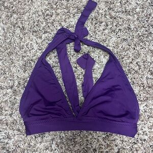 Purple bathing suit top
